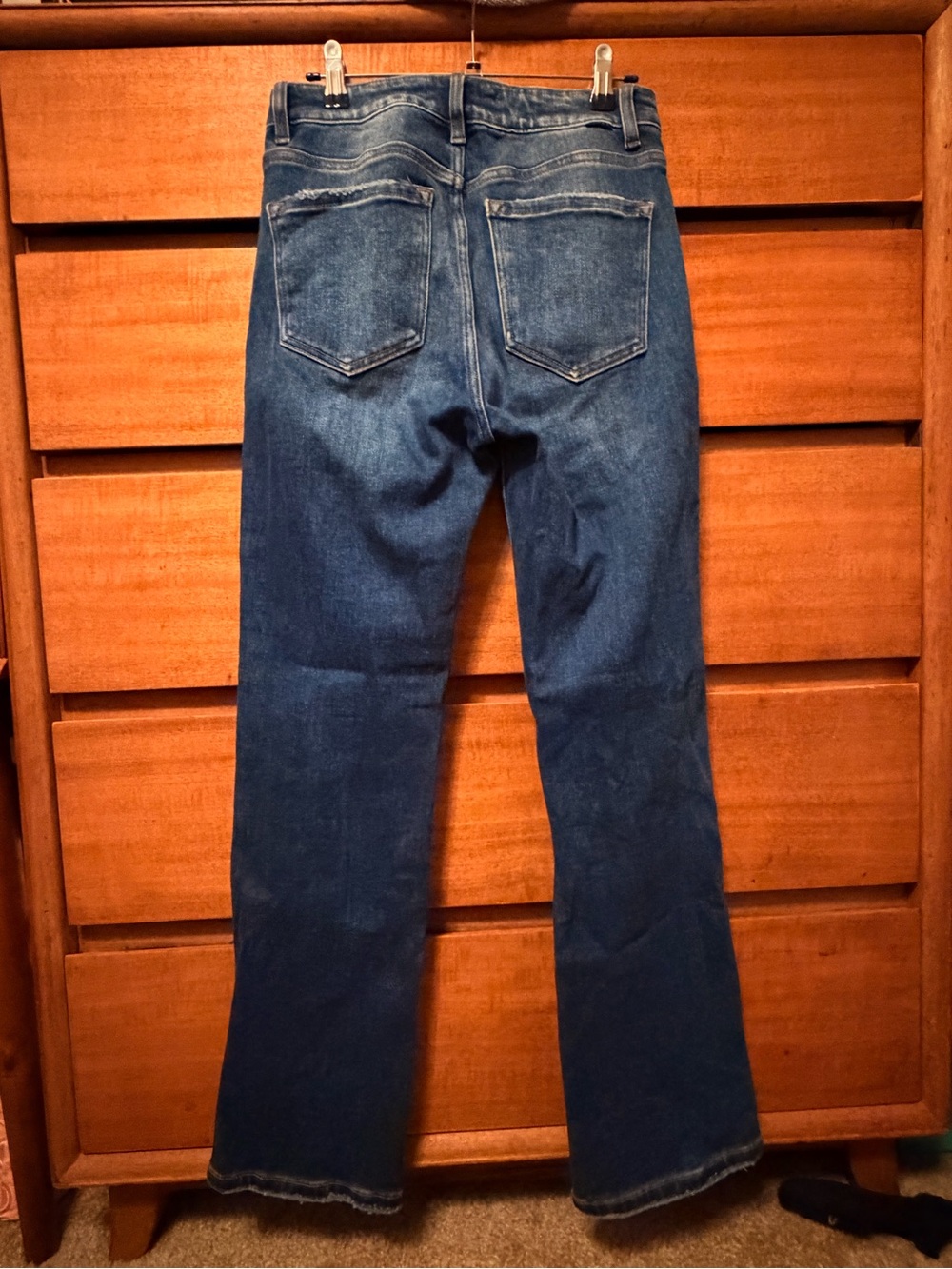 Risen High-Rise Straight Leg Women’s Jeans in Dark Blue 5/27 - Picture 3 of 6